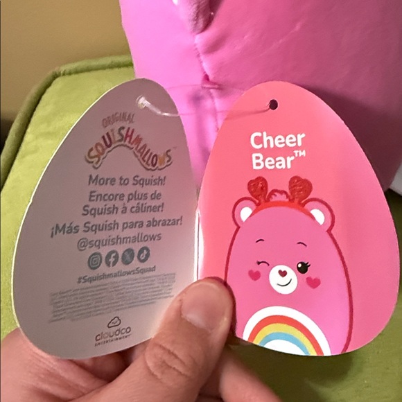 Squishmallows Care Bears Valentine’s Day Cheer Bear - Picture 12 of 13